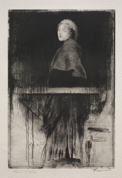 Žena s pláštěm, 1889. od Paul Albert Besnard