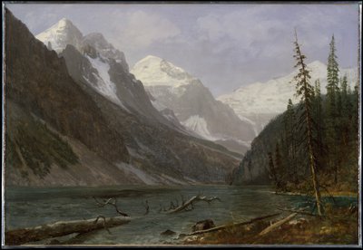 Kanadské Skalnaté hory (jezero Louise) od Albert Bierstadt
