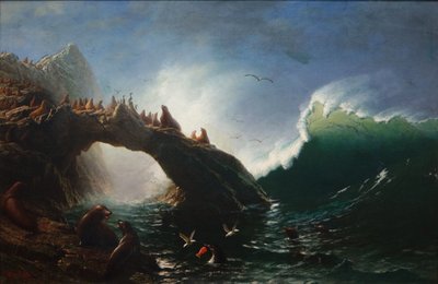 Ostrov Farallon od Albert Bierstadt