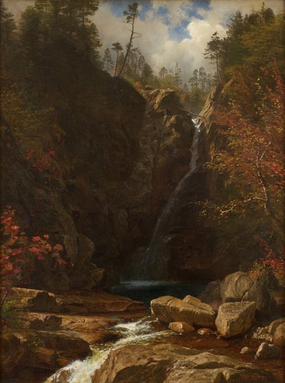 Vodopády Glen Ellis Falls od Albert Bierstadt