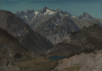 Velké západní rozvodí, Sierra Nevada od Albert Bierstadt