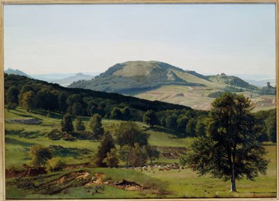 Krajina - Hill a Dale od Albert Bierstadt