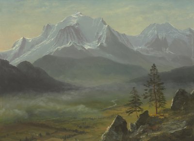 Mont Blanc od Albert Bierstadt