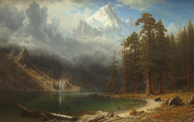 Mount Corcoran, cca 1876-77 (olej na plátně) od Albert Bierstadt