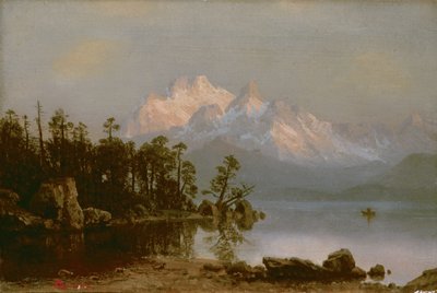 Horská kanoistika od Albert Bierstadt