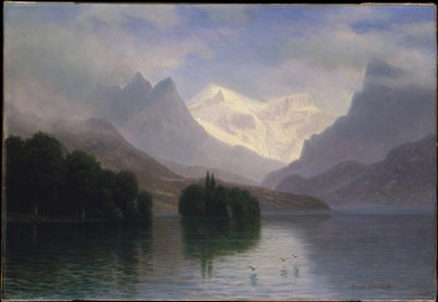 Horská scéna od Albert Bierstadt