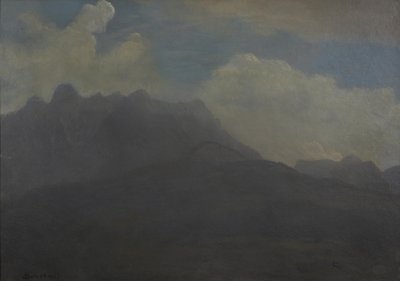 Hory a podhůří od Albert Bierstadt