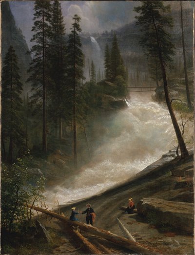 Vodopády Nevada, Yosemite od Albert Bierstadt