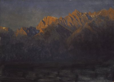 Východ slunce v Sierras, ca. 1872. od Albert Bierstadt