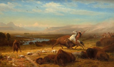 The Last of the Buffalo od Albert Bierstadt
