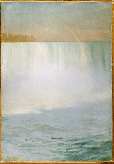Vodopád a Rainbow, Niagara od Albert Bierstadt