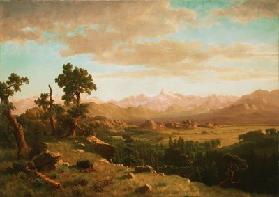 Wind River Country od Albert Bierstadt