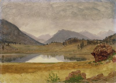 Wind River Country, kolem roku 1860 od Albert Bierstadt