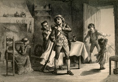 Minutový muž připravující se na válku, 1877. od Albert Bobbett