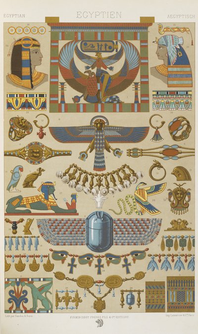 Egyptský, deska 4 z 