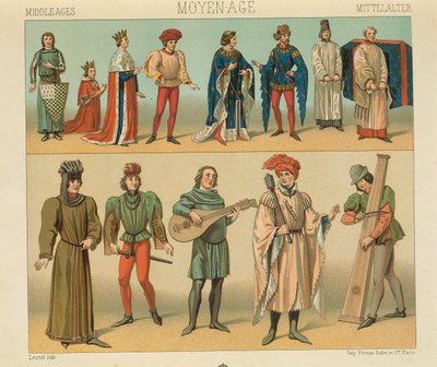 "Le Costume Historique" (Úplná historie kostýmů) od Auguste Racinet, IV Volume od Albert Charles August Racinet