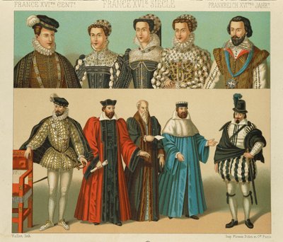 "Le Costume Historique" (Úplná historie kostýmů) od Auguste Racinet, IV Volume od Albert Charles August Racinet