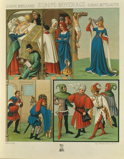 "Le Costume Historique" (Úplná historie kostýmů) od Auguste Racinet, svazek IV od Albert Charles August Racinet