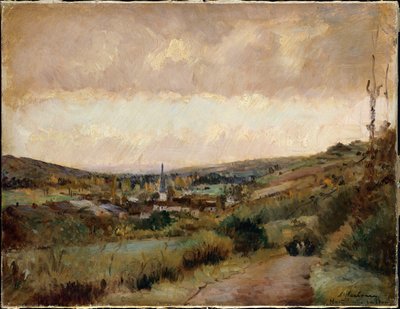 Poslední dny podzimu v Hondouville-sur-Iton od Albert Charles Lebourg