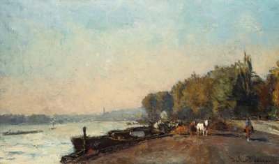 Na podzimní most v Suresnes od Albert Charles Lebourg