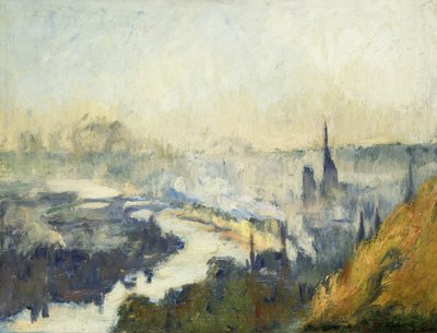 Hora svaté Kateřiny, Rouen od Albert Charles Lebourg