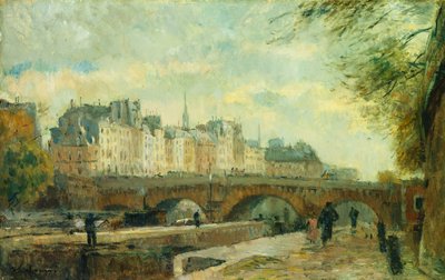 Nový most města; Pont Neuf města, od Albert Charles Lebourg