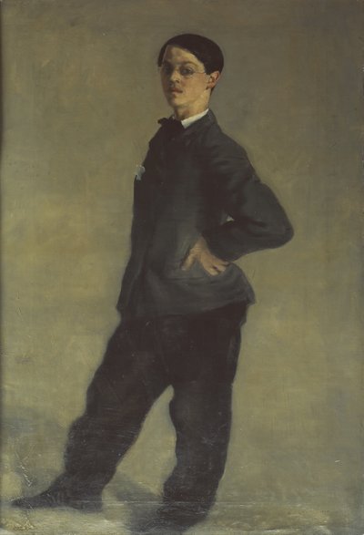 Autoportrét umělce ve věku 16 let od Albert Daniel Rutherston