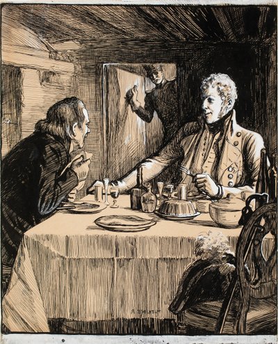 Snídaně v Pardale z básně Sandels od Albert Edelfelt