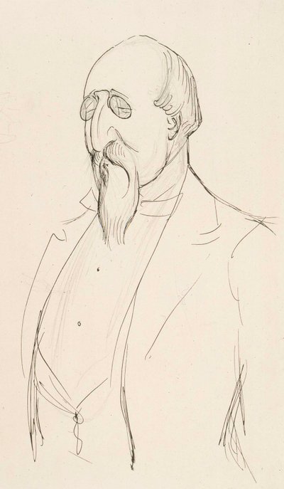 Karikatura Lea Mechelina od Albert Edelfelt