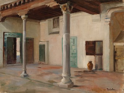 Nádvoří v Toledu od Albert Edelfelt
