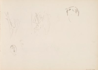 Průvan rostlin, kmen stromu od Albert Edelfelt