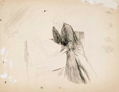 Dáma odpočívající na polštářích od Albert Edelfelt