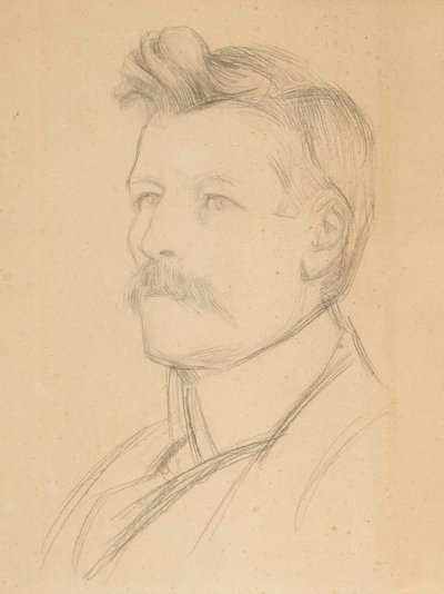Portrét Emila Wikströma, vedoucího od Albert Edelfelt