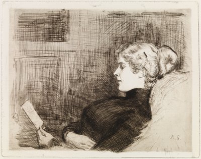Portrét Marie Hagelstamové (od Heirotha) od Albert Edelfelt