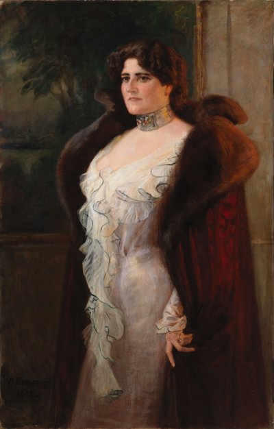 Portrét paní Lydie N:son Keirknerové od Albert Edelfelt