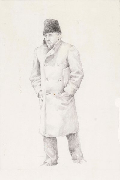 Portrét muže od Albert Edelfelt