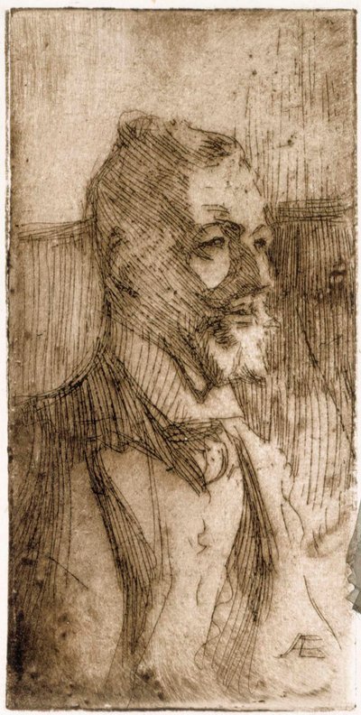 Portrét umělce A. W. Finche od Albert Edelfelt