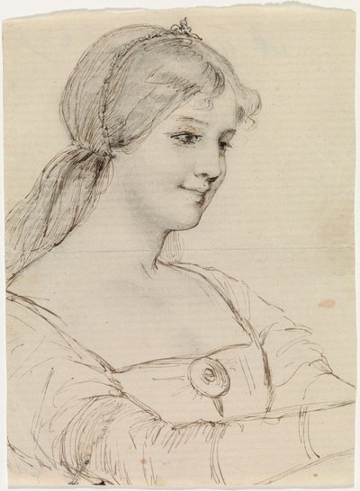 Queen Bianca, skeč od Albert Edelfelt