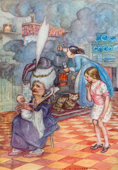Ilustrace k Alence v říši divů (barevné lito) od Albert Edward Jackson