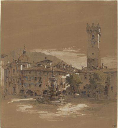 Pohled na Trento od Albert Emil Kirchner