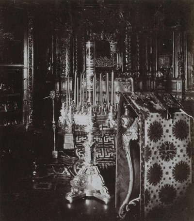 Domácí kaple v srubu Petra Velikého v Petrohradě, 1872 od Albert Felisch