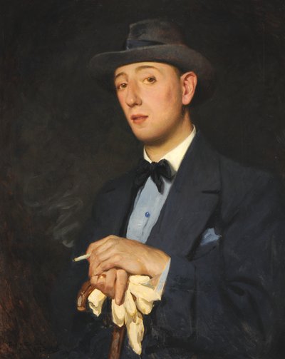 Portrét "Jimmyho" Jamese (pana Ernesta Williama Jamese) od Albert George Stevens