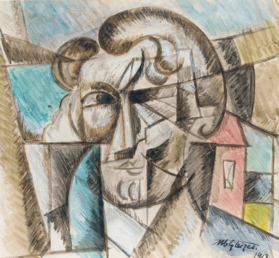 Hlava muže od Albert Gleizes