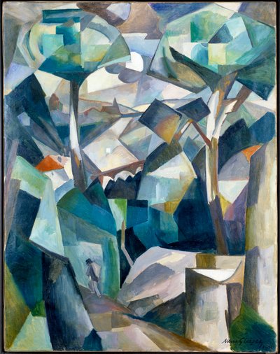 Krajina s postavami od Albert Gleizes