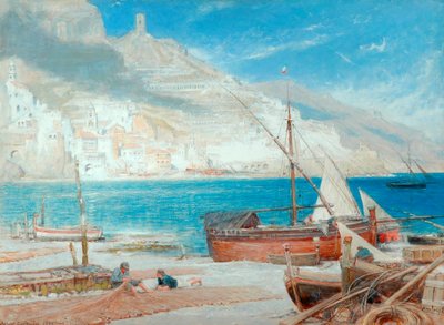 Amalfi, 1900 od Albert Goodwin