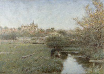 Arundel (akvarel, tělová barva, pero a inkoust na papíře) od Albert Goodwin
