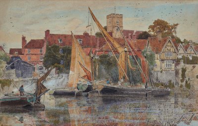 Aylesford na Medway od Albert Goodwin