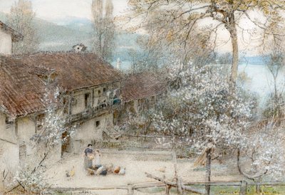 Baveno Jezero Maggiore od Albert Goodwin