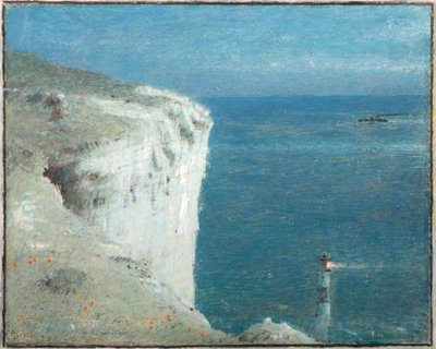 Plážová hlava v měsíčním světle (akvarel a bodycolor) od Albert Goodwin
