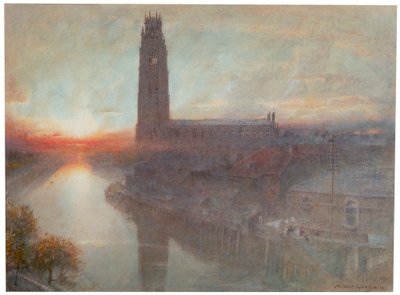 "Boston", 1907. od Albert Goodwin